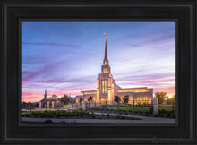 Load image into Gallery viewer, Gila Valley Sunset Open Edition Canvas / 14 X 21 Black Frame Art