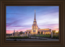 Load image into Gallery viewer, Gila Valley Sunset Open Edition Canvas / 20 X 30 Brown Frame Art