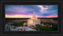 Load image into Gallery viewer, Gilbert Desert Sky Lights Of Hope Open Edition Canvas / 15 X 30 Black Frame Art