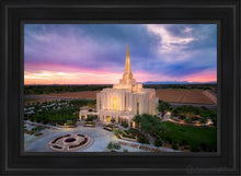 Load image into Gallery viewer, Gilbert Desert Sky Lights Of Hope Open Edition Canvas / 24 X 36 Black Frame Art
