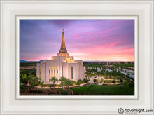 Load image into Gallery viewer, Gilbert Pink Sunrise Open Edition Canvas / 12 X 18 White Frame Art