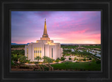 Load image into Gallery viewer, Gilbert Pink Sunrise Open Edition Canvas / 24 X 36 Black Frame Art
