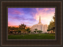 Load image into Gallery viewer, Gilbert Sunset Panorama Open Edition Canvas / 12 X 18 Brown Frame Art