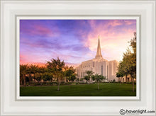 Load image into Gallery viewer, Gilbert Sunset Panorama Open Edition Canvas / 12 X 18 White Frame Art