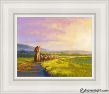 Load image into Gallery viewer, Going Home Open Edition Canvas / 8 X 10 White Frame Art