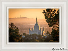 Load image into Gallery viewer, Golden Oakland Open Edition Canvas / 12 X 18 White Frame Art