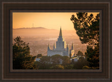 Load image into Gallery viewer, Golden Oakland Open Edition Canvas / 14 X 21 Brown Frame Art