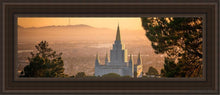 Load image into Gallery viewer, Golden Oakland Open Edition Canvas / 8 X 24 Brown Frame Art
