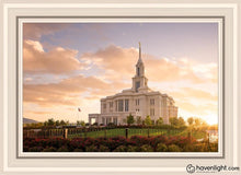 Load image into Gallery viewer, Golden Payson Panorama Open Edition Canvas / 20 X 30 White Frame Art
