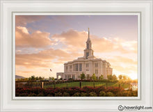Load image into Gallery viewer, Golden Payson Panorama Open Edition Canvas / 24 X 36 White Frame Art