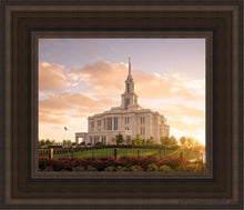 Load image into Gallery viewer, Golden Payson Panorama Open Edition Canvas / 8 X 10 Brown Frame Art
