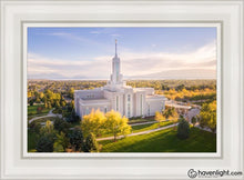 Load image into Gallery viewer, Golden Timpanogos Open Edition Canvas / 14 X 21 White Frame Art