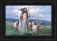 Load image into Gallery viewer, Good Shepherd Open Edition Canvas / 24 X 36 Black Frame Art