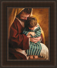 Load image into Gallery viewer, Grace Of God Open Edition Canvas / 11 X 14 Brown Frame Art