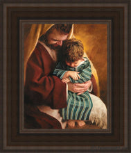 Load image into Gallery viewer, Grace Of God Open Edition Canvas / 8 X 10 Brown Frame Art