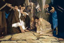 Load image into Gallery viewer, He That Is Without Sin Limited Edition Canvas / 27 X 18 Print Only Art