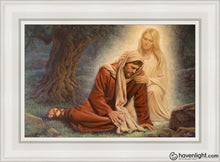 Load image into Gallery viewer, Heavenly Mother Open Edition Canvas / 14 X 21 White Frame Art