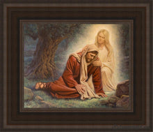 Load image into Gallery viewer, Heavenly Mother Open Edition Canvas / 8 X 10 Brown Frame Art
