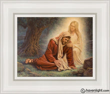 Load image into Gallery viewer, Heavenly Mother Open Edition Canvas / 8 X 10 White Frame Art