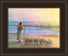 Load image into Gallery viewer, His Fold Open Edition Canvas / 11 X 14 Brown Frame Art