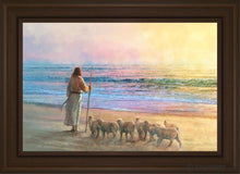 Load image into Gallery viewer, His Fold Open Edition Canvas / 20 X 30 Brown Frame Art