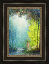 Load image into Gallery viewer, His Guiding Light Open Edition Canvas / 12 X 18 Frame W 24 3/4 Art