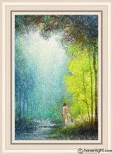 Load image into Gallery viewer, His Guiding Light Open Edition Canvas / 20 X 30 Frame W 36 3/4 26 Art