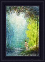 Load image into Gallery viewer, His Guiding Light Open Edition Canvas / 24 X 36 Frame A 44 3/4 32 Art