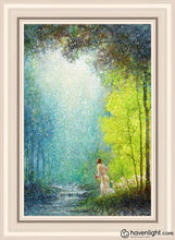 Load image into Gallery viewer, His Guiding Light Open Edition Canvas / 24 X 36 Frame W 44 3/4 32 Art