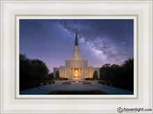 Load image into Gallery viewer, Houston Celestial Open Edition Canvas / 12 X 18 White Frame Art