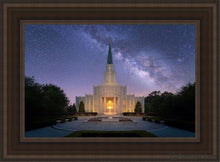 Load image into Gallery viewer, Houston Celestial Open Edition Canvas / 14 X 21 Brown Frame Art