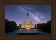 Load image into Gallery viewer, Houston Celestial Open Edition Canvas / 20 X 30 Brown Frame Art