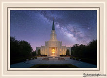 Load image into Gallery viewer, Houston Celestial Open Edition Canvas / 20 X 30 White Frame Art