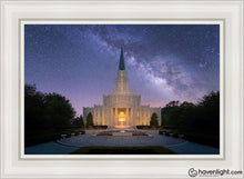 Load image into Gallery viewer, Houston Celestial Open Edition Canvas / 24 X 36 White Frame Art