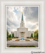 Load image into Gallery viewer, Houston Day Open Edition Canvas / 11 X 14 White Frame Art