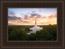 Load image into Gallery viewer, Houston From On High Open Edition Canvas / 12 X 18 Brown Frame Art