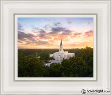 Load image into Gallery viewer, Houston From On High Open Edition Canvas / 8 X 10 White Frame Art
