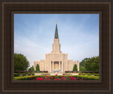 Load image into Gallery viewer, Houston Pastel Morning Open Edition Canvas / 11 X 14 Brown Frame Art