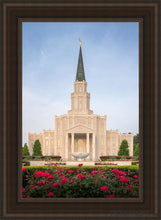 Load image into Gallery viewer, Houston Pastel Morning Open Edition Canvas / 24 X 36 Brown Frame Art
