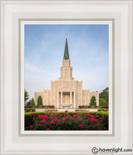 Load image into Gallery viewer, Houston Pastel Morning Open Edition Canvas / 8 X 10 White Frame Art