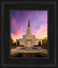 Load image into Gallery viewer, Houston Sunset Open Edition Canvas / 8 X 10 Black Frame Art