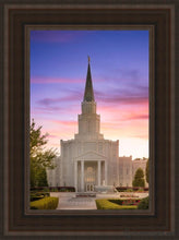 Load image into Gallery viewer, Houston Walk In The Light Open Edition Canvas / 12 X 18 Brown Frame Art