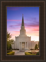Load image into Gallery viewer, Houston Walk In The Light Open Edition Canvas / 14 X 21 Brown Frame Art