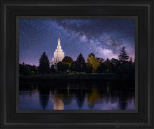 Load image into Gallery viewer, Idaho Falls Celestial Open Edition Canvas / 11 X 14 Black Frame Art