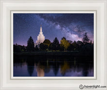 Load image into Gallery viewer, Idaho Falls Celestial Open Edition Canvas / 11 X 14 White Frame Art