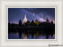 Load image into Gallery viewer, Idaho Falls Celestial Open Edition Canvas / 12 X 18 White Frame Art