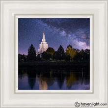 Load image into Gallery viewer, Idaho Falls Celestial Open Edition Canvas / 12 X White Frame Art