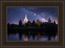 Load image into Gallery viewer, Idaho Falls Celestial Open Edition Canvas / 14 X 21 Brown Frame Art