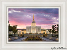 Load image into Gallery viewer, Idaho Falls Eventide Open Edition Canvas / 12 X 18 White Frame Art