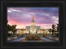 Load image into Gallery viewer, Idaho Falls Eventide Open Edition Canvas / 14 X 21 Black Frame Art